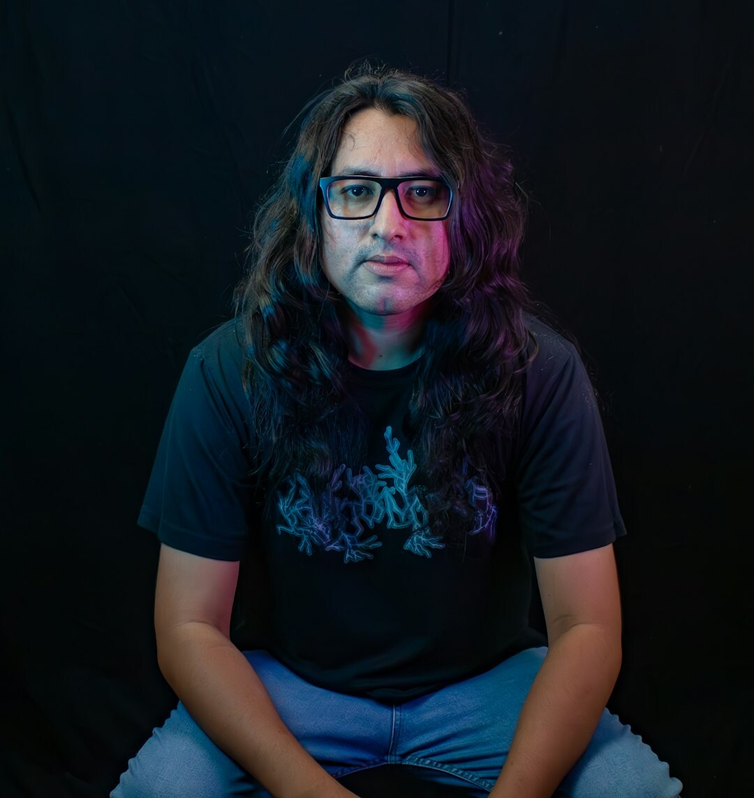 Portrait of a male video editor in his 30s